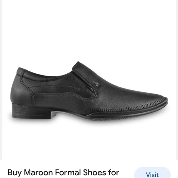 Metro Maroon Formal Shoes for Men by Metro oxfords shoes size 42 main image 9